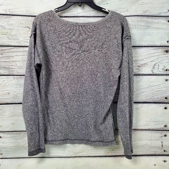 Maurices Women’s Long Sleeve Knit Top Gray Marled Texture Size Small Casual Pull - Picture 2 of 7